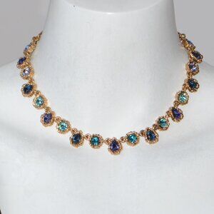 Oscar de la Renta Linzer Crystal Necklace